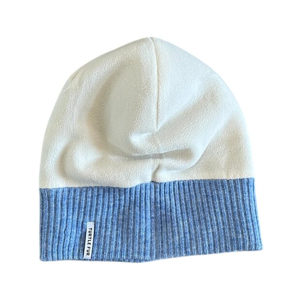 Turtle Fur NEW Women's Ellen Recycled Pom WInter Hat In Sky Blue - Picture 10 of 11